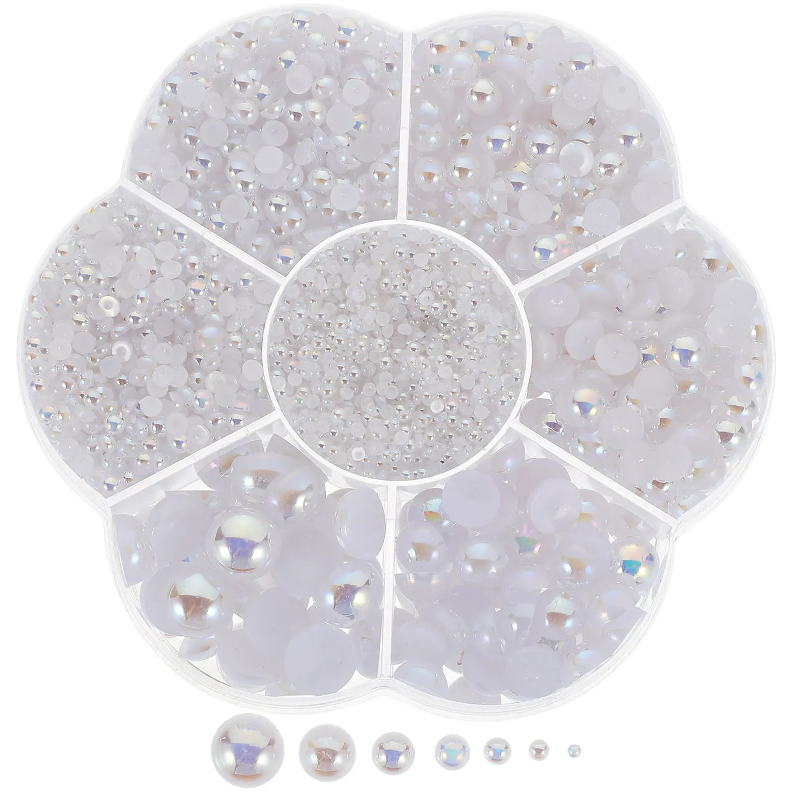 1 Box Half Round Flatback Imitation Pearls for DIY Nail Art Manicures Face Shiny Decorative Beads Nail Flatback
1 Box Half Round Flatback Imitation Pearls for DIY Nail Art Manicures Face Shiny Decorative Beads Nail Flatback