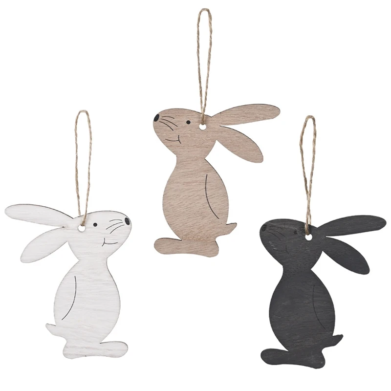 3 Pack Easter Bunny Wooden Pendant Easter Decoration Hanging Craft For DIY Home Party Kids Gift
3 Pack Easter Bunny Wooden Pendant Easter Decoration Hanging Craft For DIY Home Party Kids Gift