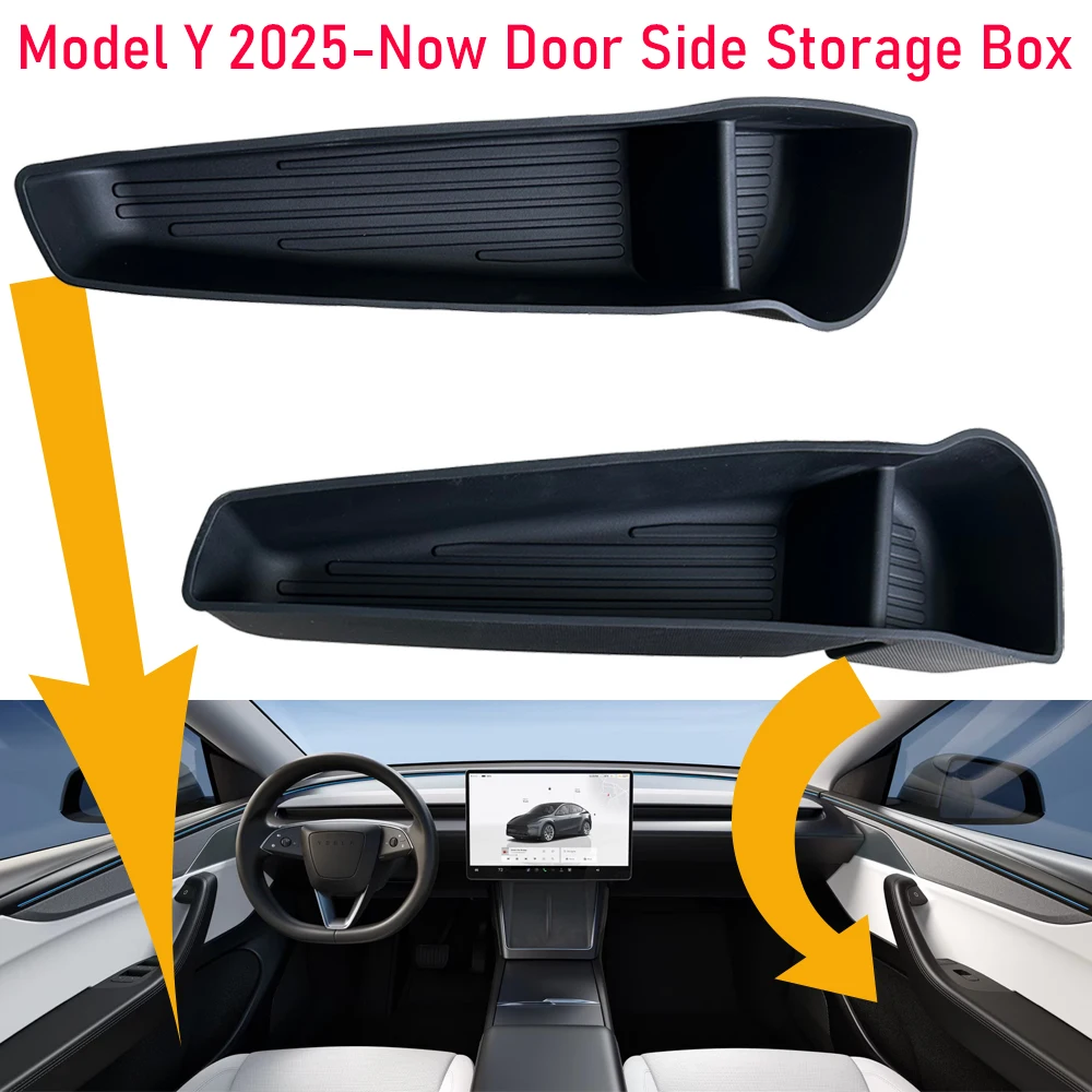 For Tesla Model 3 Y Juniper 2026 2025 Door Side Storage Box Front Rear Door Side Pocket Tray Liner Center Console Organizer Mats
For Tesla Model 3 Y Juniper 2026 2025 Door Side Storage Box Front Rear Door Side Pocket Tray Liner Center Console Organizer Mats