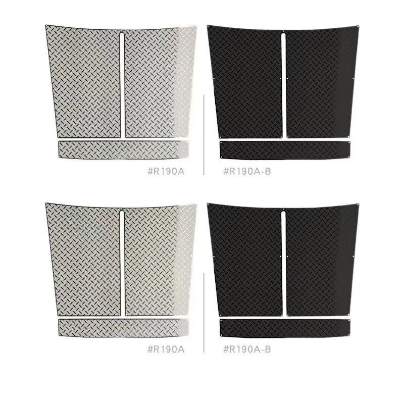 RC Car hood middle protective metal modification stainless steel decorative sheet for 1/8 RC Crawler EMO XL #R190A Parts
RC Car hood middle protective metal modification stainless steel decorative sheet for 1/8 RC Crawler EMO XL #R190A Parts