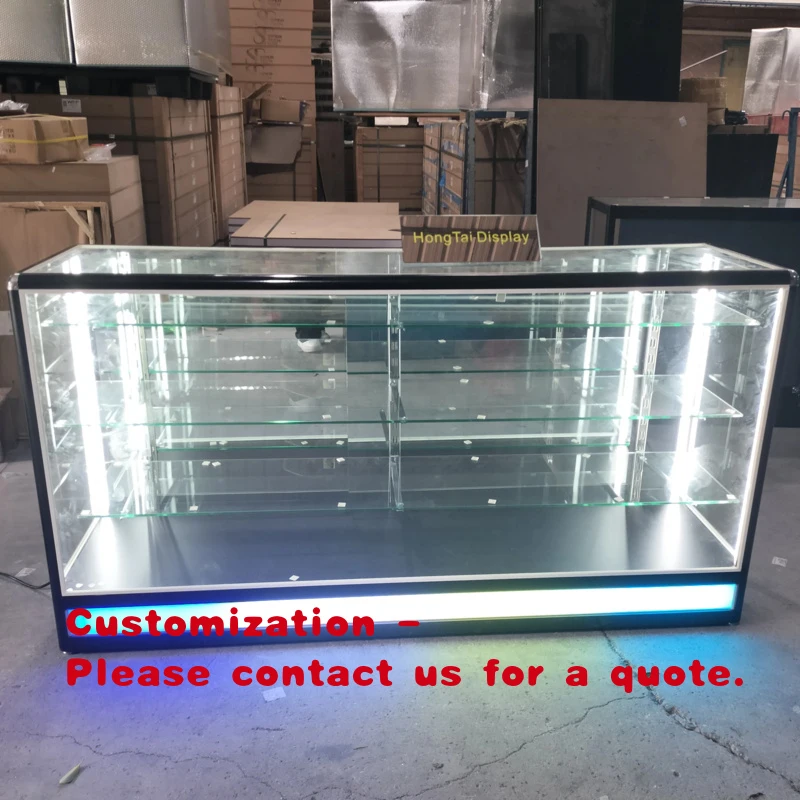 custom.Featuring LED Bright Lighting Tempered Glass Multi-Layer Shelves Waterproof Heavy-Duty Retail Shop Display Table Show
custom.Featuring LED Bright Lighting Tempered Glass Multi-Layer Shelves Waterproof Heavy-Duty Retail Shop Display Table Show