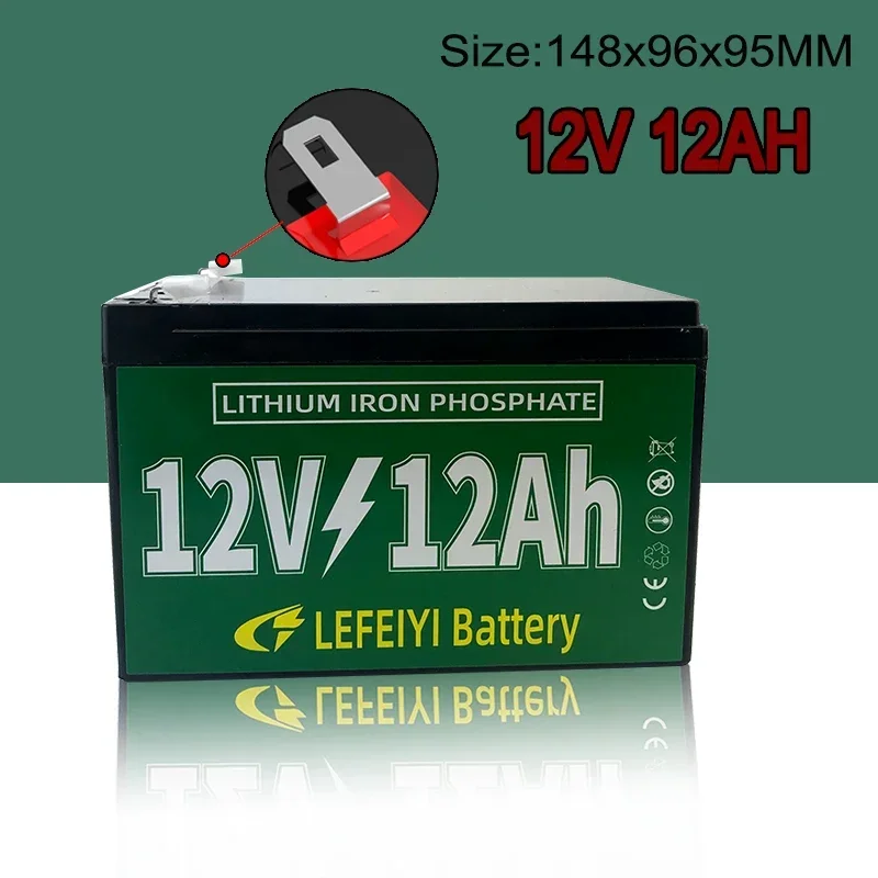 12V 12000mAh Lifepo Battery Pack 12Ah for Children's Toy Car, Solar Street Lights Andother Small Equipment Power Supply Tool
12V 12000mAh Lifepo Battery Pack 12Ah for Children's Toy Car, Solar Street Lights Andother Small Equipment Power Supply Tool