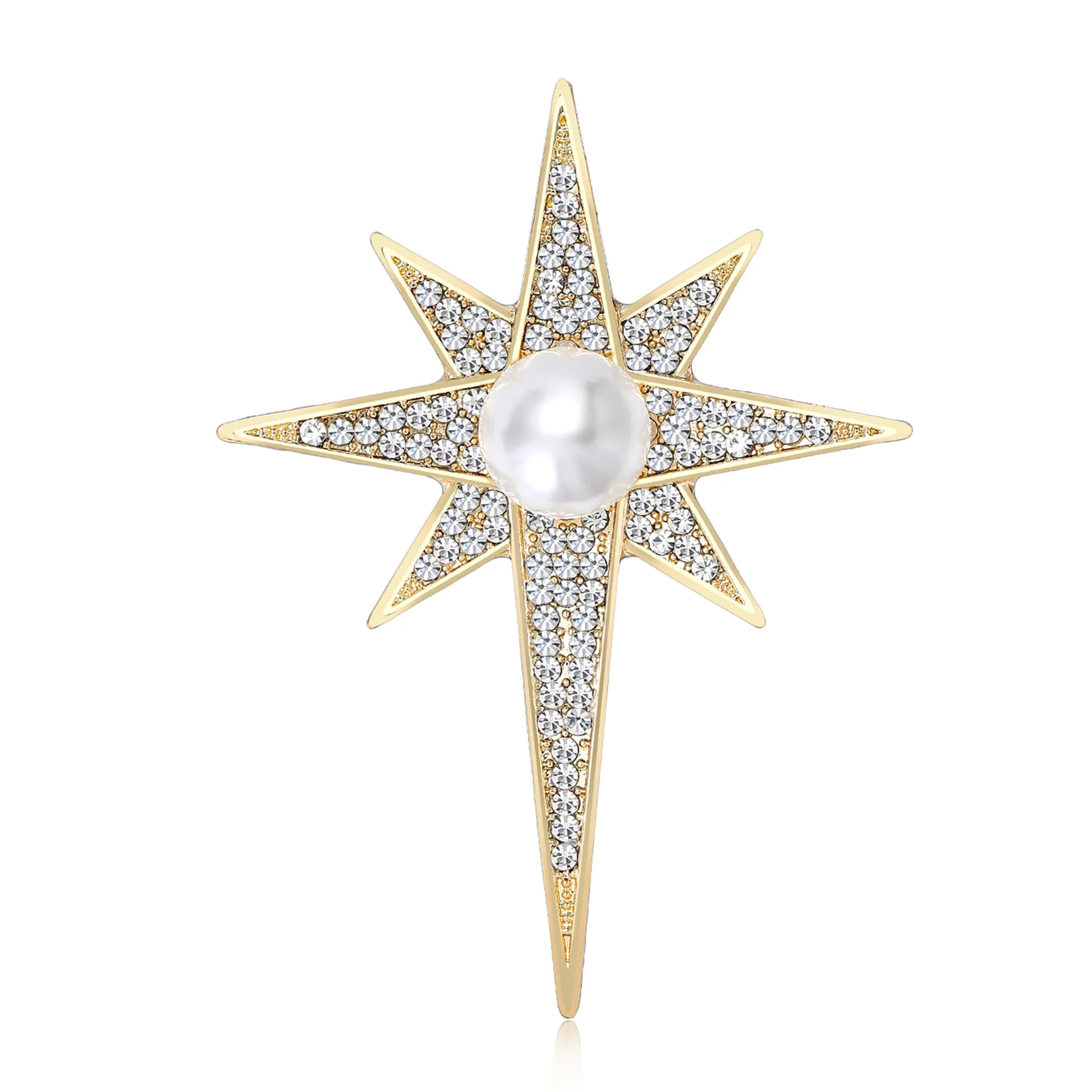 Shiny Rhinestone Cross Octagon Brooch Feminine Charm Mimics Pearl Scarf Clip Suit Accessories Daily Jewelry Gifts
Shiny Rhinestone Cross Octagon Brooch Feminine Charm Mimics Pearl Scarf Clip Suit Accessories Daily Jewelry Gifts