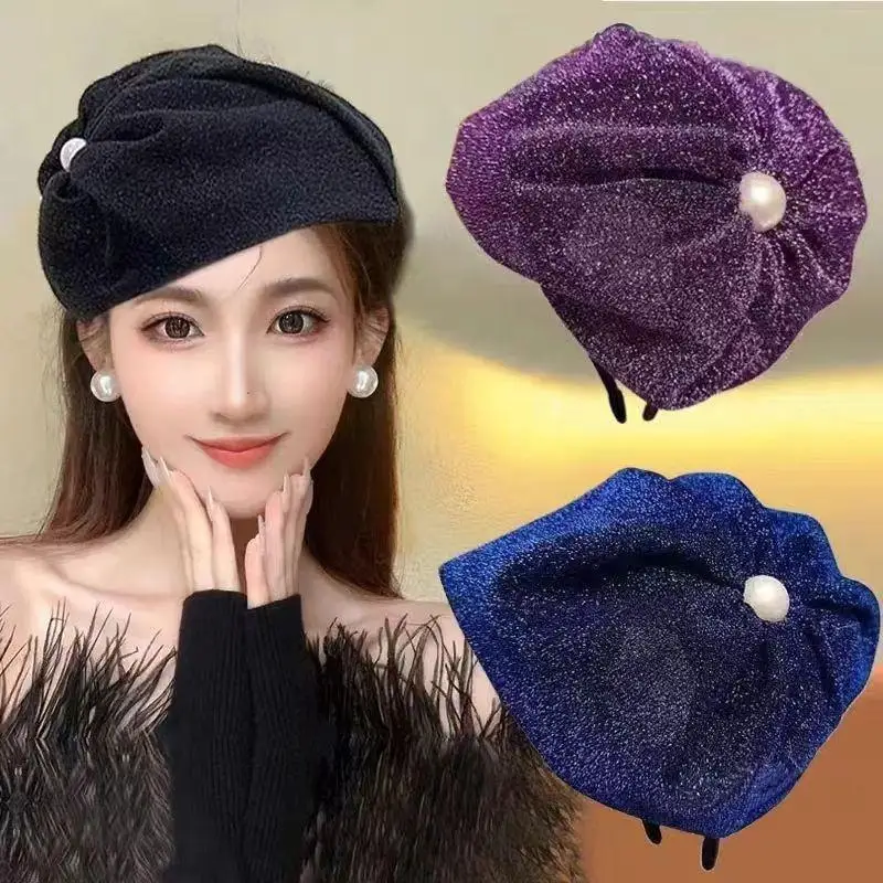 Тюлевая повязка на голову с бантом из тонкой пряжи, полушапки для маскарадов и коктейлей, вечеринок
Тюлевая повязка на голову с бантом из тонкой пряжи, полушапки для маскарадов и коктейлей, вечеринок