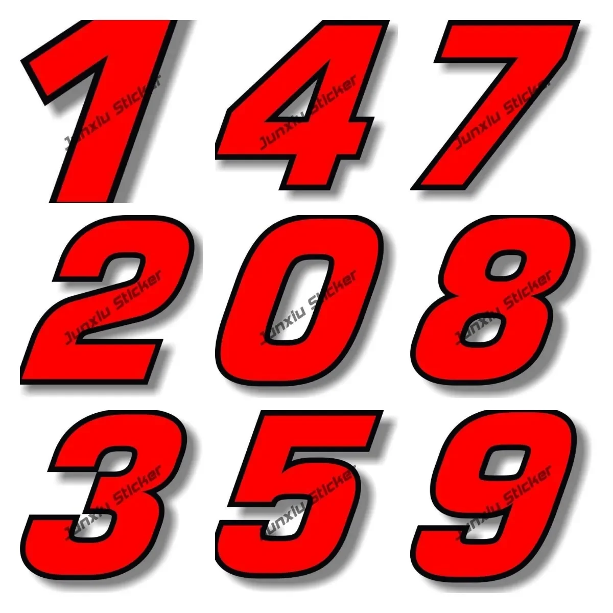 Black Red Outline Quare Font Race Numbers 0123456789 Car Decal Motocross Racing Laptop Helmet Wall Vinyl Car Sticker Die Cutting
Black Red Outline Quare Font Race Numbers 0123456789 Car Decal Motocross Racing Laptop Helmet Wall Vinyl Car Sticker Die Cutting