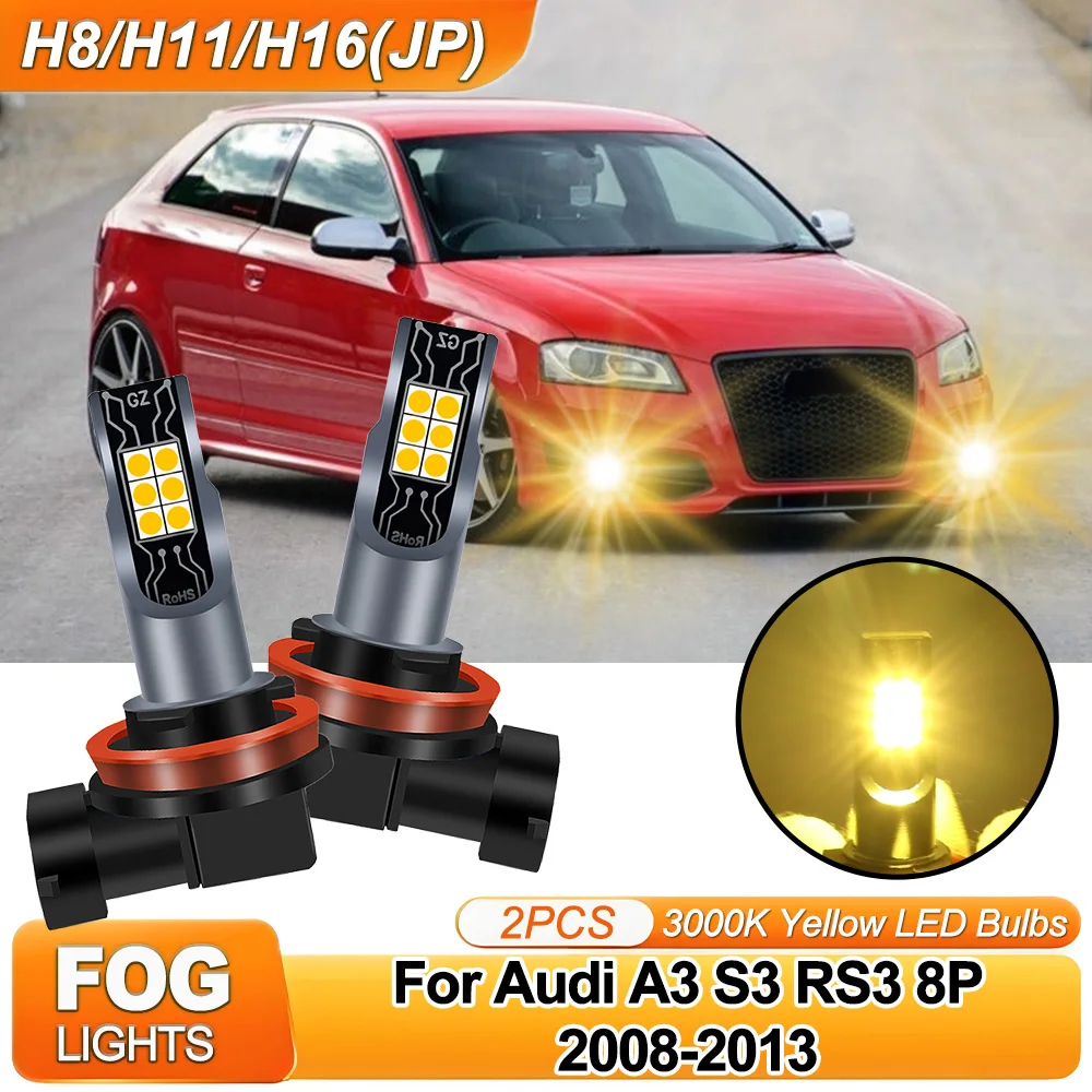 2X H11 LED Front Fog Lamp 3000K Yellow Car Light Bulbs Accessories 12V For Audi A3 S3 RS3 8P 2008 2009 2010 2011 2012 2013
2X H11 LED Front Fog Lamp 3000K Yellow Car Light Bulbs Accessories 12V For Audi A3 S3 RS3 8P 2008 2009 2010 2011 2012 2013