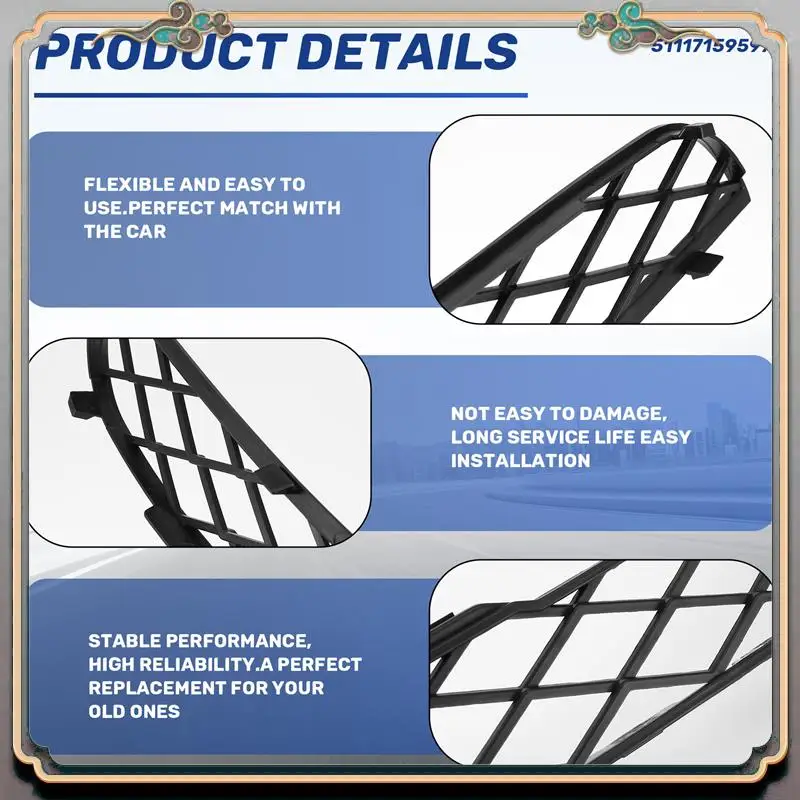 Reliable-Car Front Bumper Center Upper Grille Cover Grill Fit For BMW-X5 E70 07-14 X6 E71 E72 51117159597
Reliable-Car Front Bumper Center Upper Grille Cover Grill Fit For BMW-X5 E70 07-14 X6 E71 E72 51117159597