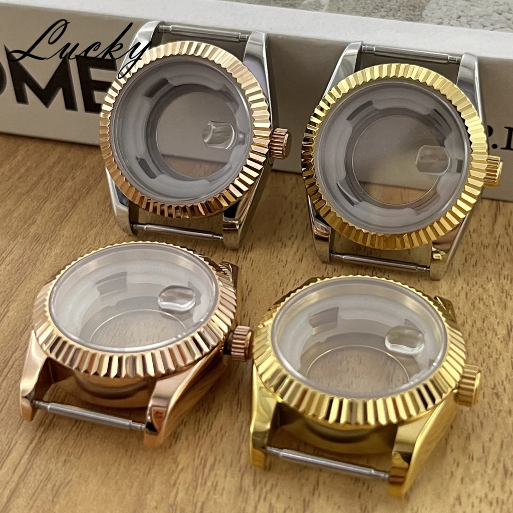 31mm Fluted Curved NH05 Luxury Women's Ladies Sapphire Crystal Case Waterproof Watch Case for Ladies Women Fit NH05 NH06 Movemen
31mm Fluted Curved NH05 Luxury Women's Ladies Sapphire Crystal Case Waterproof Watch Case for Ladies Women Fit NH05 NH06 Movemen