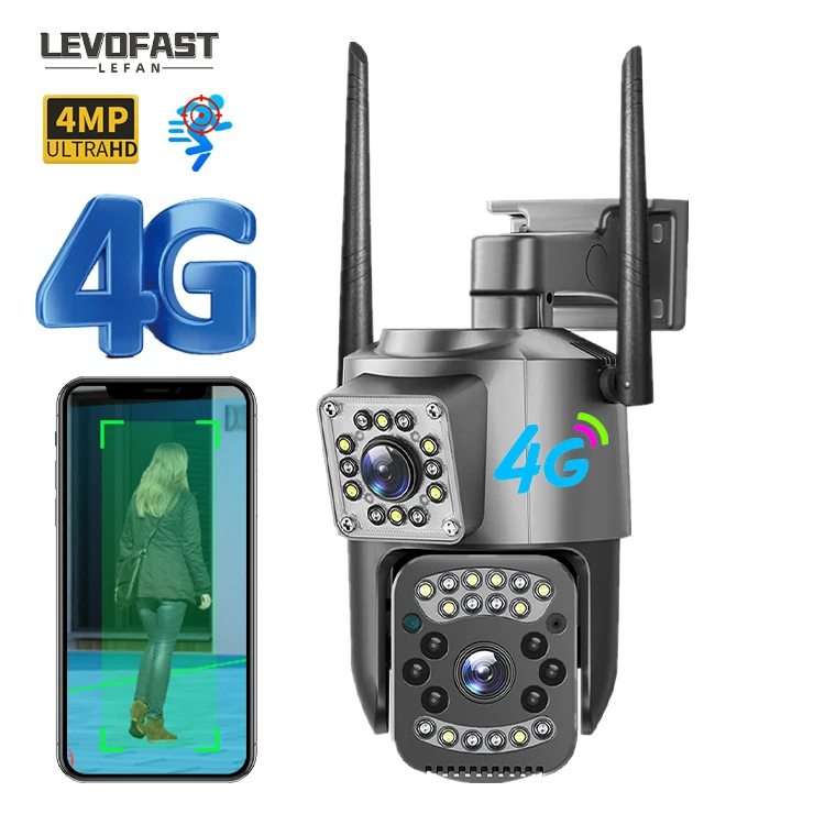 LEVOFAST Hot Selling WIFi 4G Low Price Indoor Outdoor Camera SC03 4MP Dual Lens Linkage WIFI Camera
LEVOFAST Hot Selling WIFi 4G Low Price Indoor Outdoor Camera SC03 4MP Dual Lens Linkage WIFI Camera