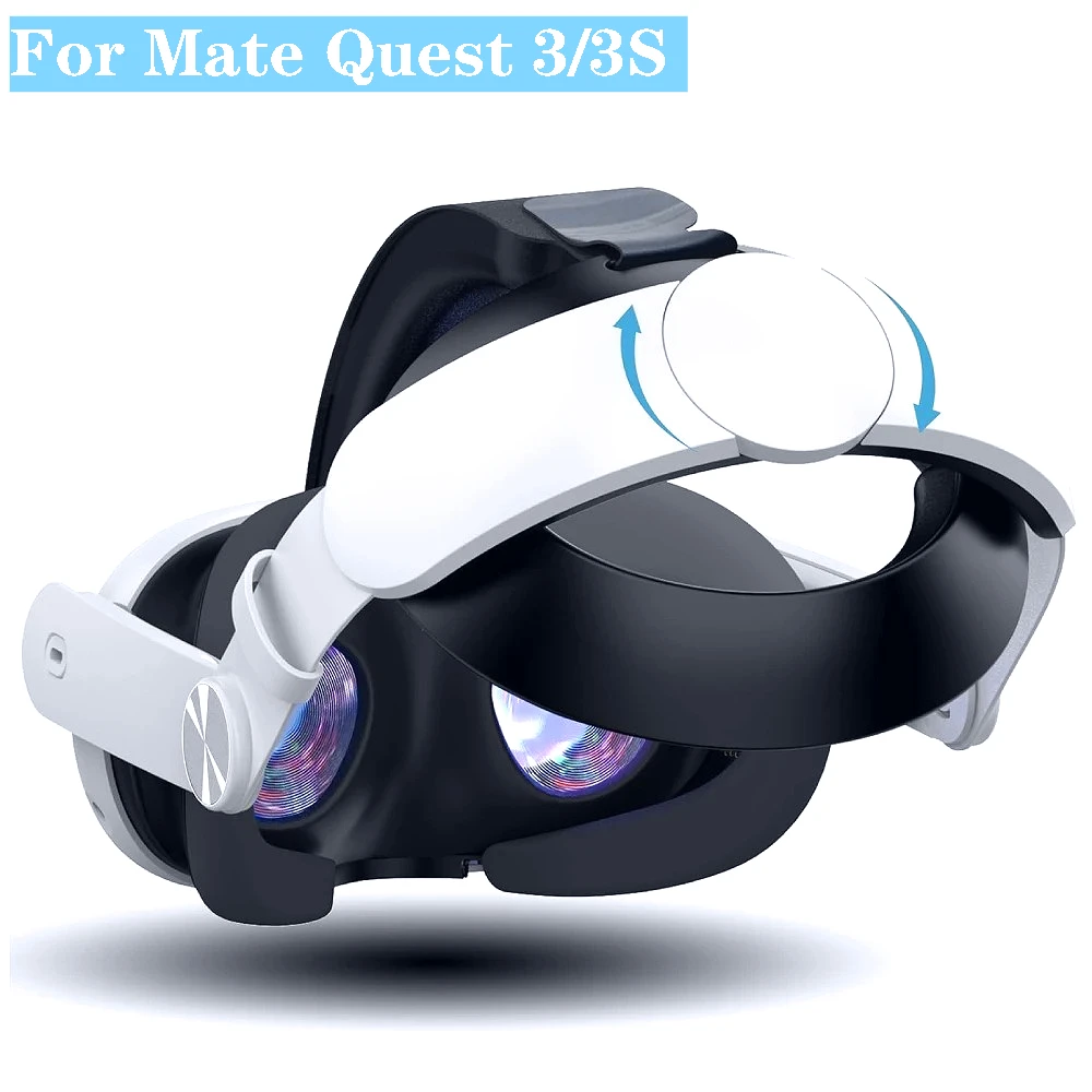 Adjustable Head Strap for Meta Quest 3S VR Headset Replacement Elite Strap Enhanced Comfort for Meta Quest 3 Accessories 
Adjustable Head Strap for Meta Quest 3S VR Headset Replacement Elite Strap Enhanced Comfort for Meta Quest 3 Accessories