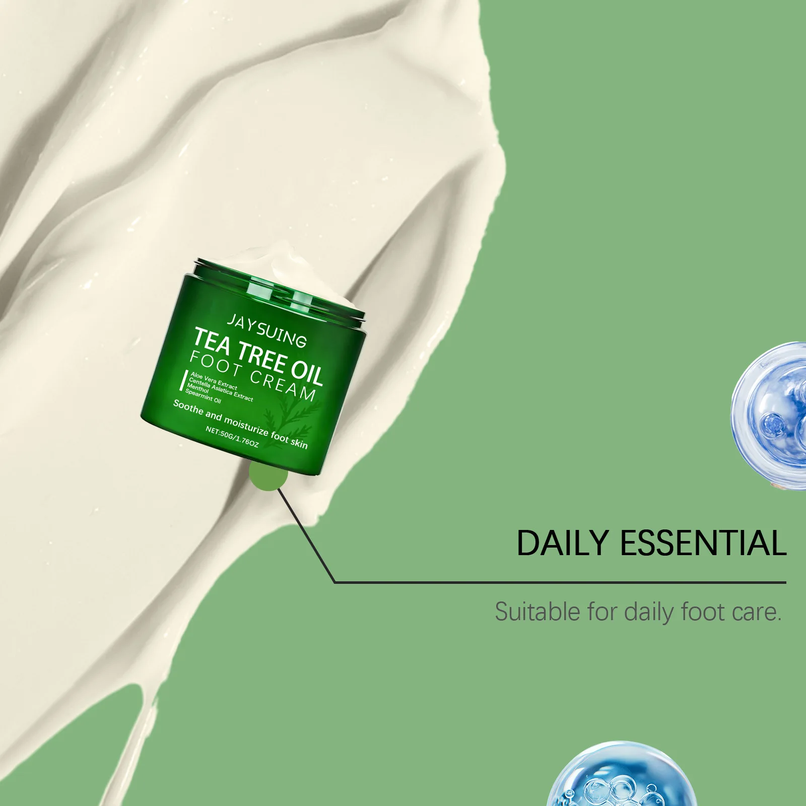 JAYSUING Tea Tree Foot Cream Heel Cracking Repair Products Exfoliation Dead Skin Removal Softening Moisturize Smooth Skin Care
JAYSUING Tea Tree Foot Cream Heel Cracking Repair Products Exfoliation Dead Skin Removal Softening Moisturize Smooth Skin Care