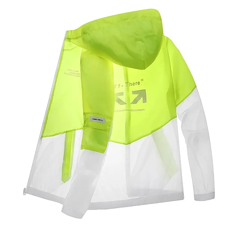 2023 Men's Summer UV Protection Skin Coats Thin Windbreaker Sunscreen Men Zipper Hooded Breathable Jacket Fashion Male Clothes
2023 Men's Summer UV Protection Skin Coats Thin Windbreaker Sunscreen Men Zipper Hooded Breathable Jacket Fashion Male Clothes
