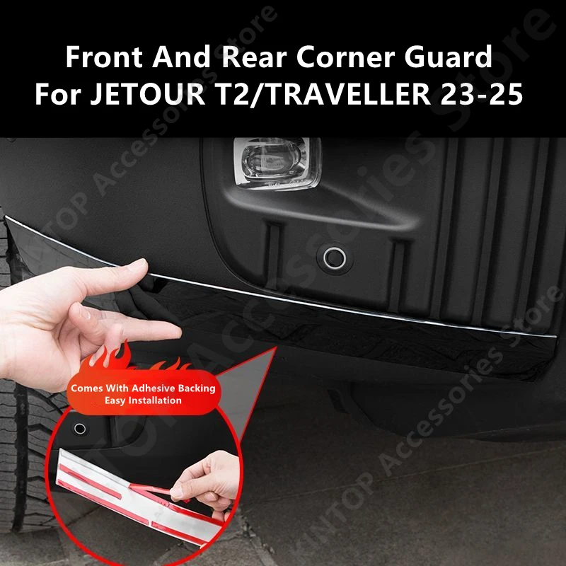 For JETOUR T2/TRAVELLER 23-25 Front And Rear Corner Guard,Auto Exterior Parts Modification Protection Accessories Refit
For JETOUR T2/TRAVELLER 23-25 Front And Rear Corner Guard,Auto Exterior Parts Modification Protection Accessories Refit