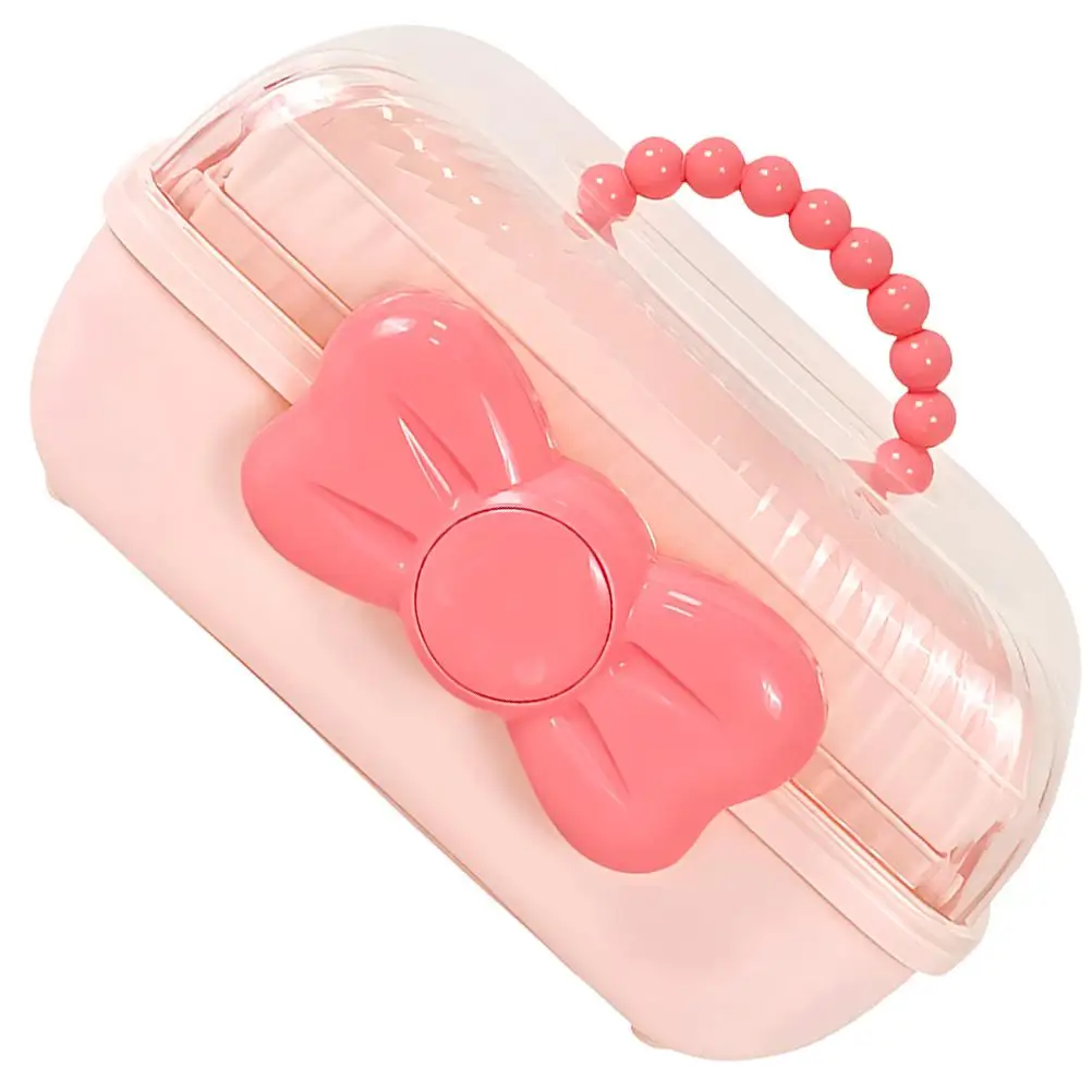 Hair Accessories Storage Box Pink Portable Jewelry Box With Bow Decor For Girls Travel Home School Lightweight Multi Layer
Hair Accessories Storage Box Pink Portable Jewelry Box With Bow Decor For Girls Travel Home School Lightweight Multi Layer