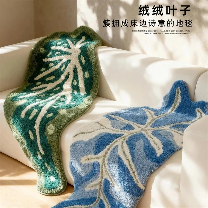 New Leaf Shaped Tufted Rug Thickened Soft Fluffy Non Slip Machine Washable Bedside Carpet For Bedroom Living Room Home Decor
New Leaf Shaped Tufted Rug Thickened Soft Fluffy Non Slip Machine Washable Bedside Carpet For Bedroom Living Room Home Decor