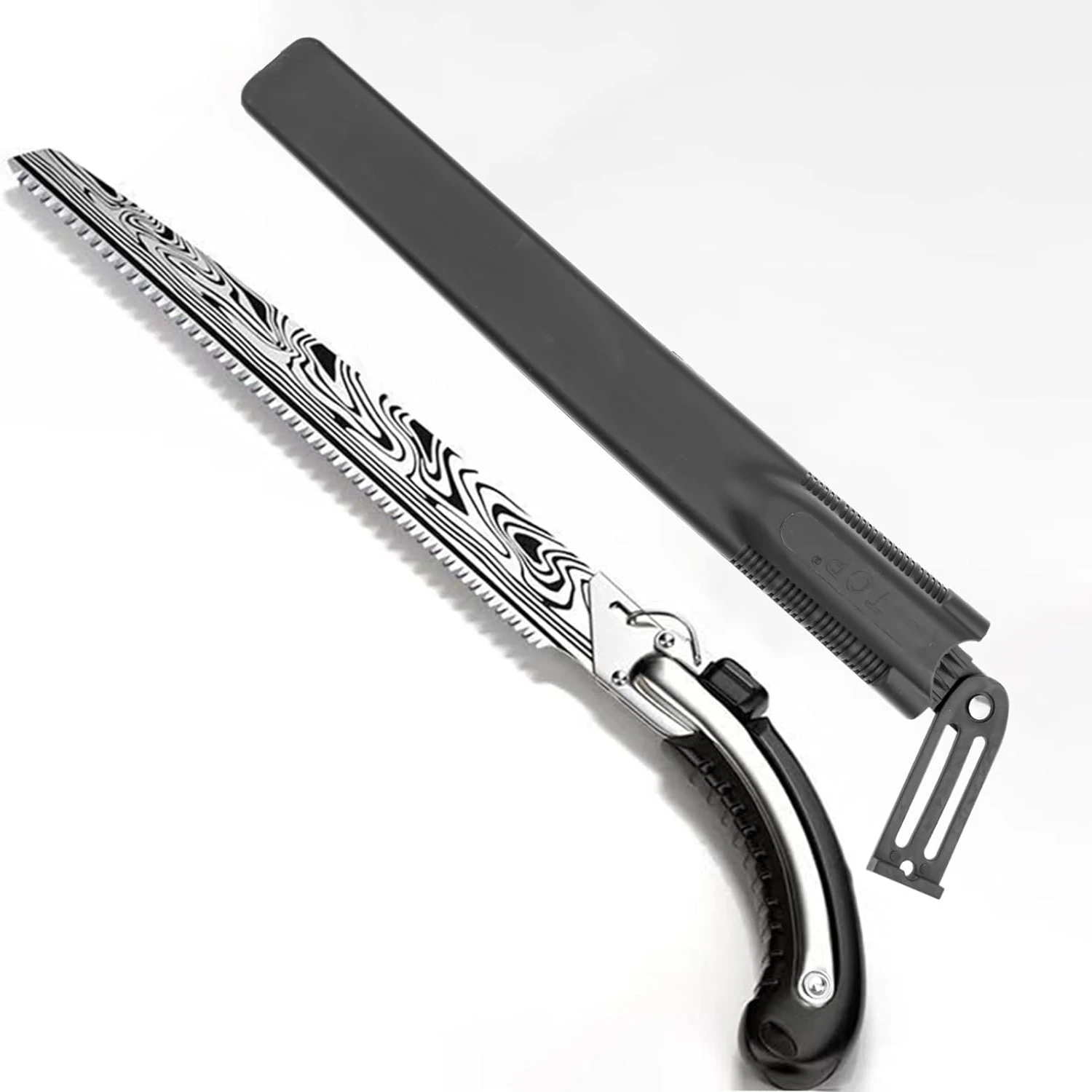 Effortless, high-quality 14-inch curved SK5 steel pruning saw: Durable and easy-to-use tool for gardening enthusiasts. This reli
Effortless, high-quality 14-inch curved SK5 steel pruning saw: Durable and easy-to-use tool for gardening enthusiasts. This reli