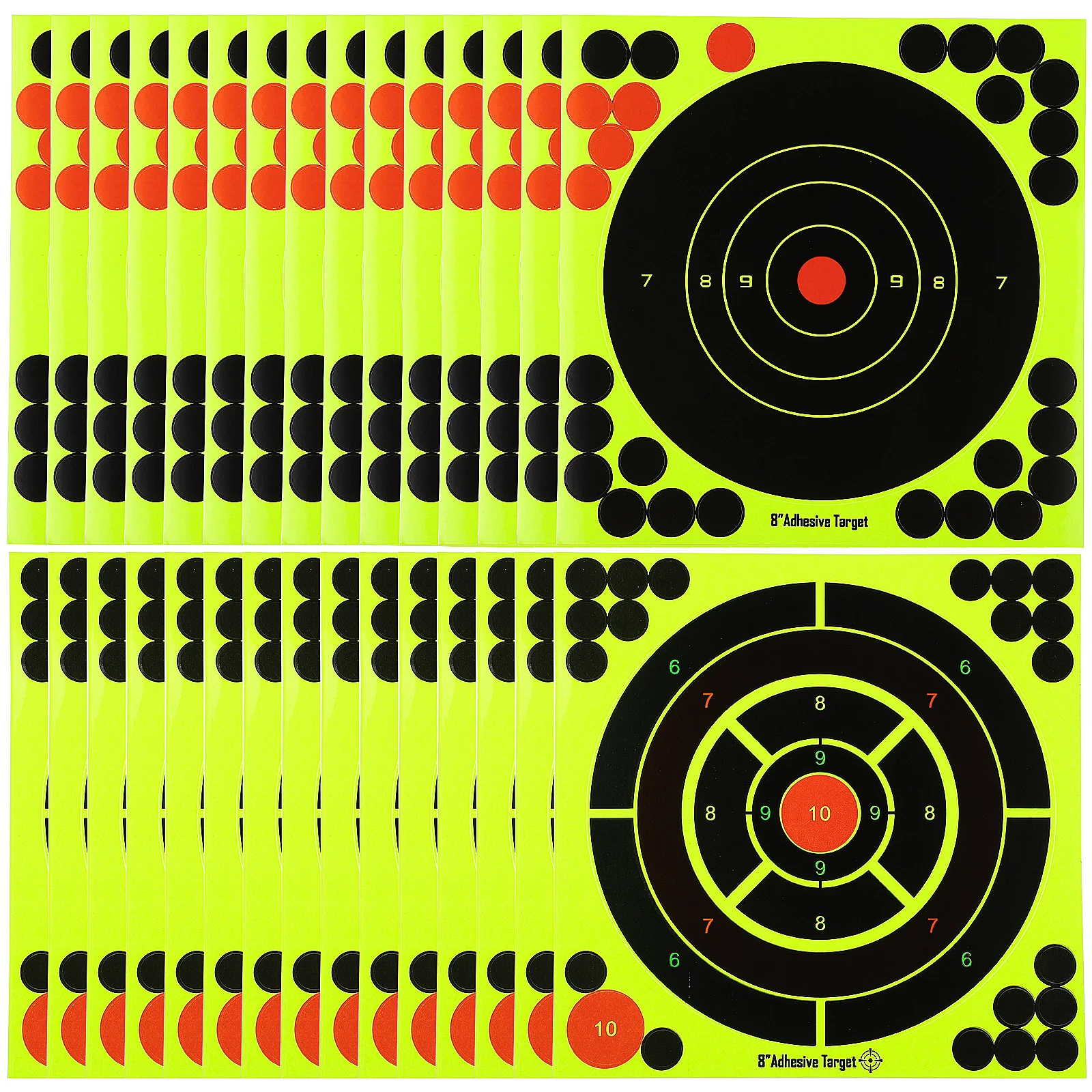 30 pcs Shooting Target Stickers Papers Fluorescent Adhesive Targets Practice Bullseye Visible Focus Easy Use Indoors Outdoors
30 pcs Shooting Target Stickers Papers Fluorescent Adhesive Targets Practice Bullseye Visible Focus Easy Use Indoors Outdoors