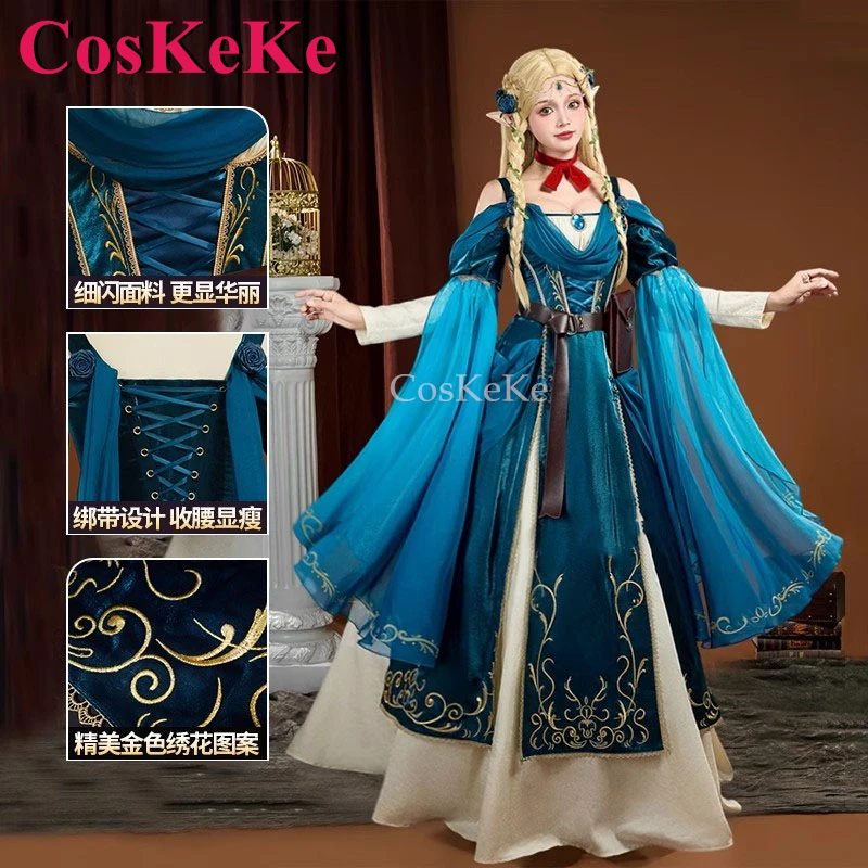 CosKeKe Marcille Donato Cosplay Costume Anime Delicious In Dungeon Sweet Elegant Formal Dress Activity Party Role Play Clothing
CosKeKe Marcille Donato Cosplay Costume Anime Delicious In Dungeon Sweet Elegant Formal Dress Activity Party Role Play Clothing