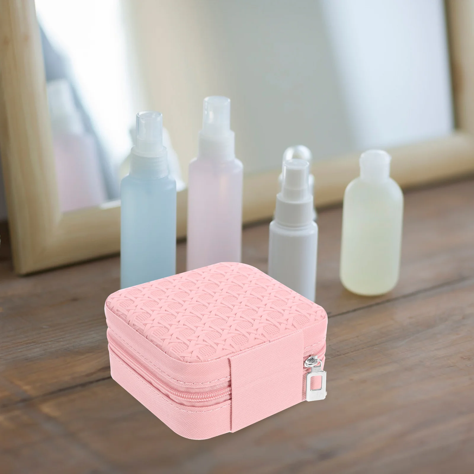 Jewelry Holder for Women Earring Storage Box Travel Organizer Mini Case Jewellery Portable Pink Women's
Jewelry Holder for Women Earring Storage Box Travel Organizer Mini Case Jewellery Portable Pink Women's