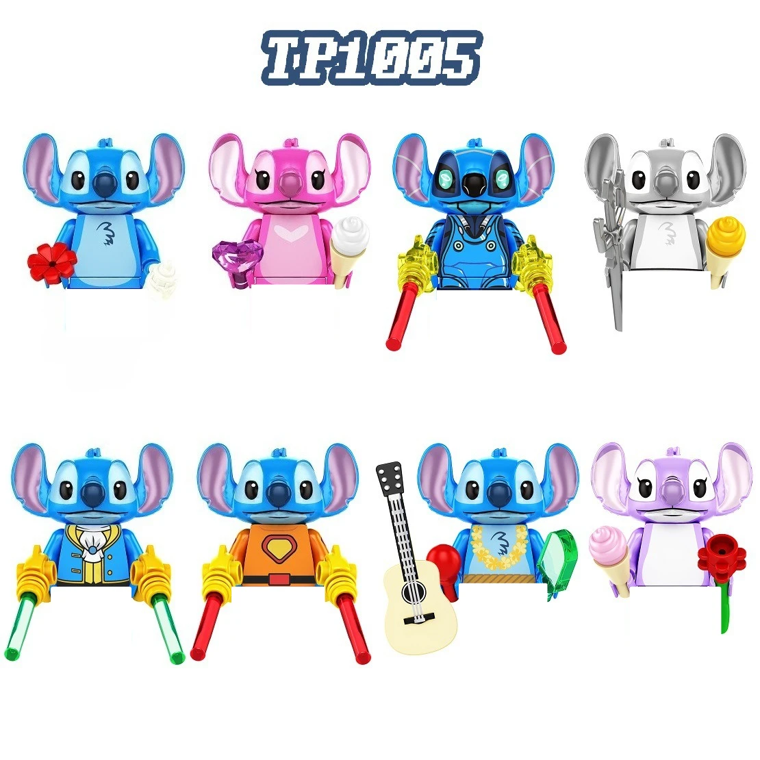 TP1005 Children's Anime Series: Building Block Man, Complete Set of 8 Collected Toys
TP1005 Children's Anime Series: Building Block Man, Complete Set of 8 Collected Toys