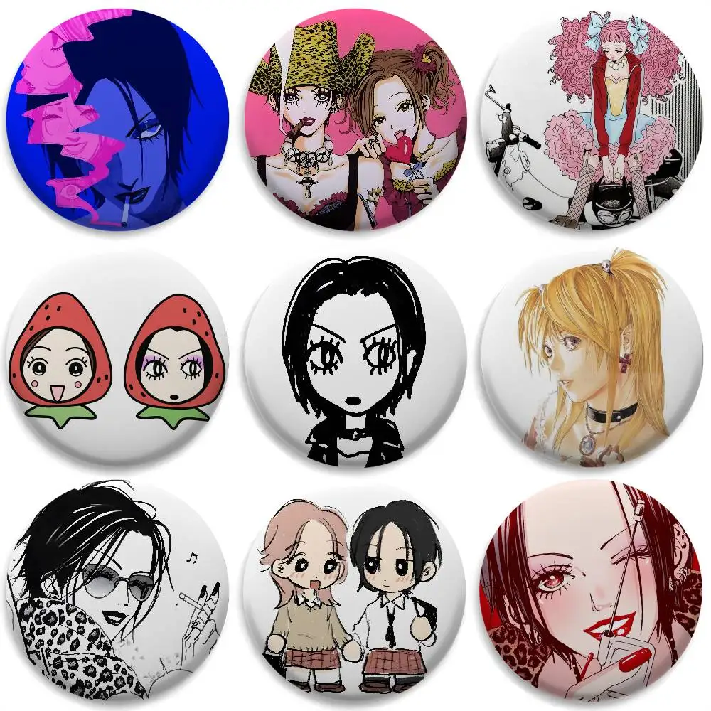 Anime NANA Komatsu Nana Brooches Badges Round Exquisite Badge Brooches Creative Pins For Clothes Hat Backpack Gift Accessories
Anime NANA Komatsu Nana Brooches Badges Round Exquisite Badge Brooches Creative Pins For Clothes Hat Backpack Gift Accessories