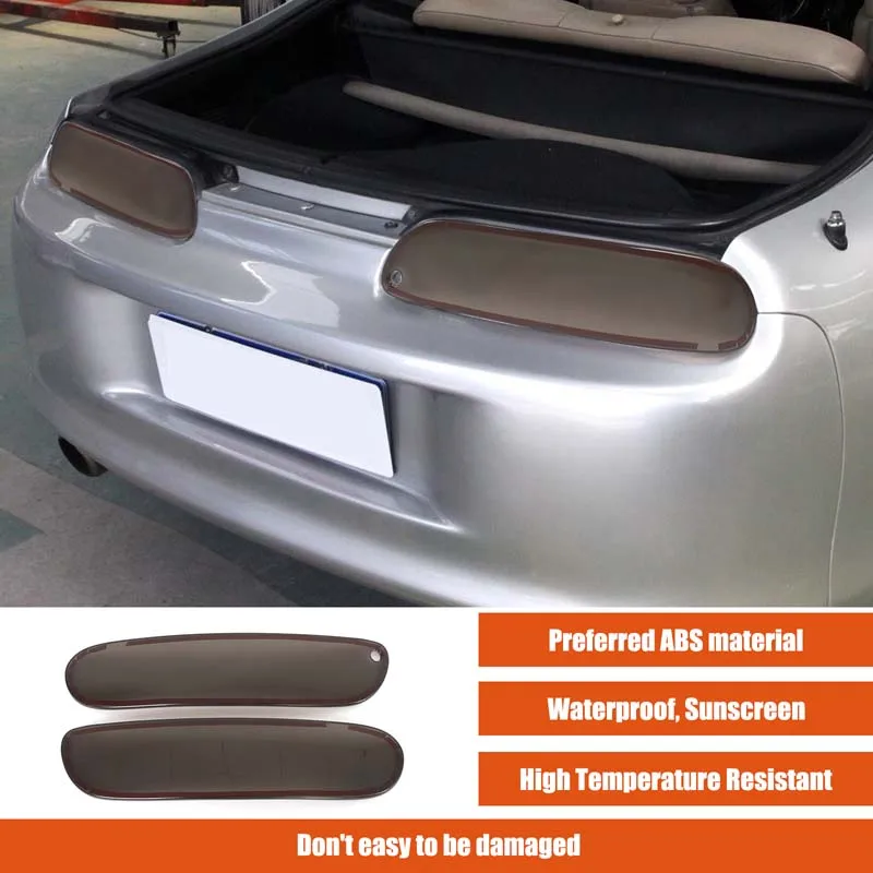 Smoked Transparent Gray ABS Tail Light Cover for Toyota Supra MK4 A80 1993-2002 JDM Blackout Style 2Pcs/Set
Smoked Transparent Gray ABS Tail Light Cover for Toyota Supra MK4 A80 1993-2002 JDM Blackout Style 2Pcs/Set