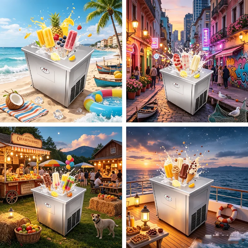 Each Output Stick Ice Cream Machine Ice Popsicle Machine
Each Output Stick Ice Cream Machine Ice Popsicle Machine