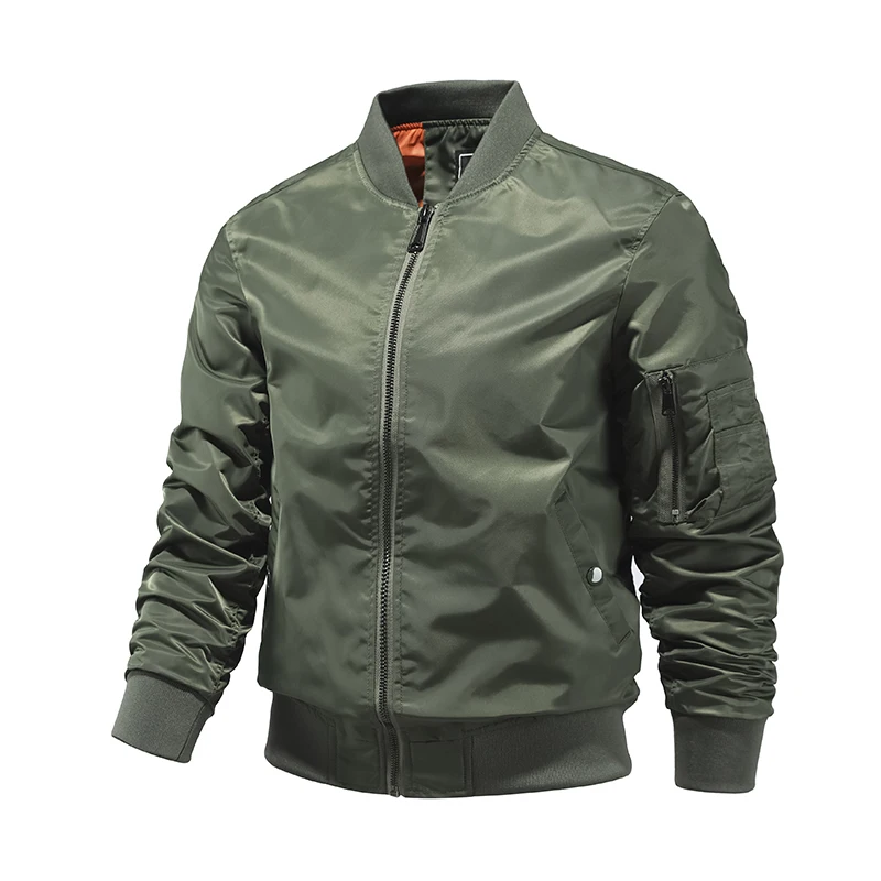 Spring and Autumn US Air Force MA1 Pilot jacket Men's fashionable baseball jacket Handsome motorcycle oversized work jacket
Spring and Autumn US Air Force MA1 Pilot jacket Men's fashionable baseball jacket Handsome motorcycle oversized work jacket