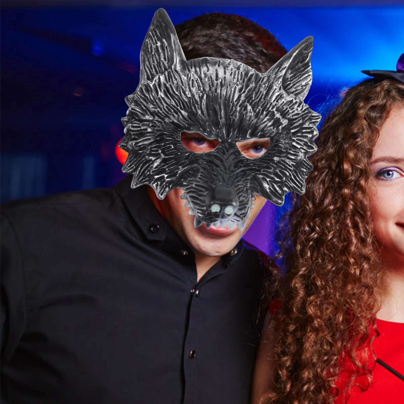 Wolf Head Mask Silver Scary Long Teeth PU Foam Material for Party Halloween Costume Carnival Prop Decorative Accessory Cosplay
Wolf Head Mask Silver Scary Long Teeth PU Foam Material for Party Halloween Costume Carnival Prop Decorative Accessory Cosplay