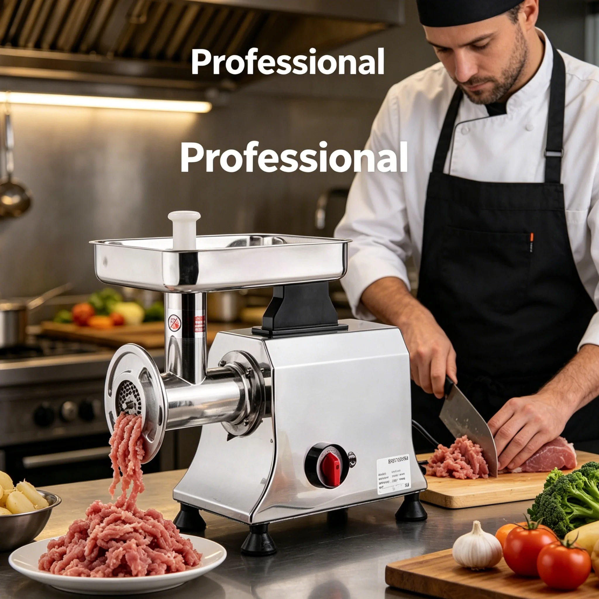 Commercial Grade Electric Meat Grinder Powerful Heavy Duty Stainless Steel Meat Mincer For Butcher
Commercial Grade Electric Meat Grinder Powerful Heavy Duty Stainless Steel Meat Mincer For Butcher