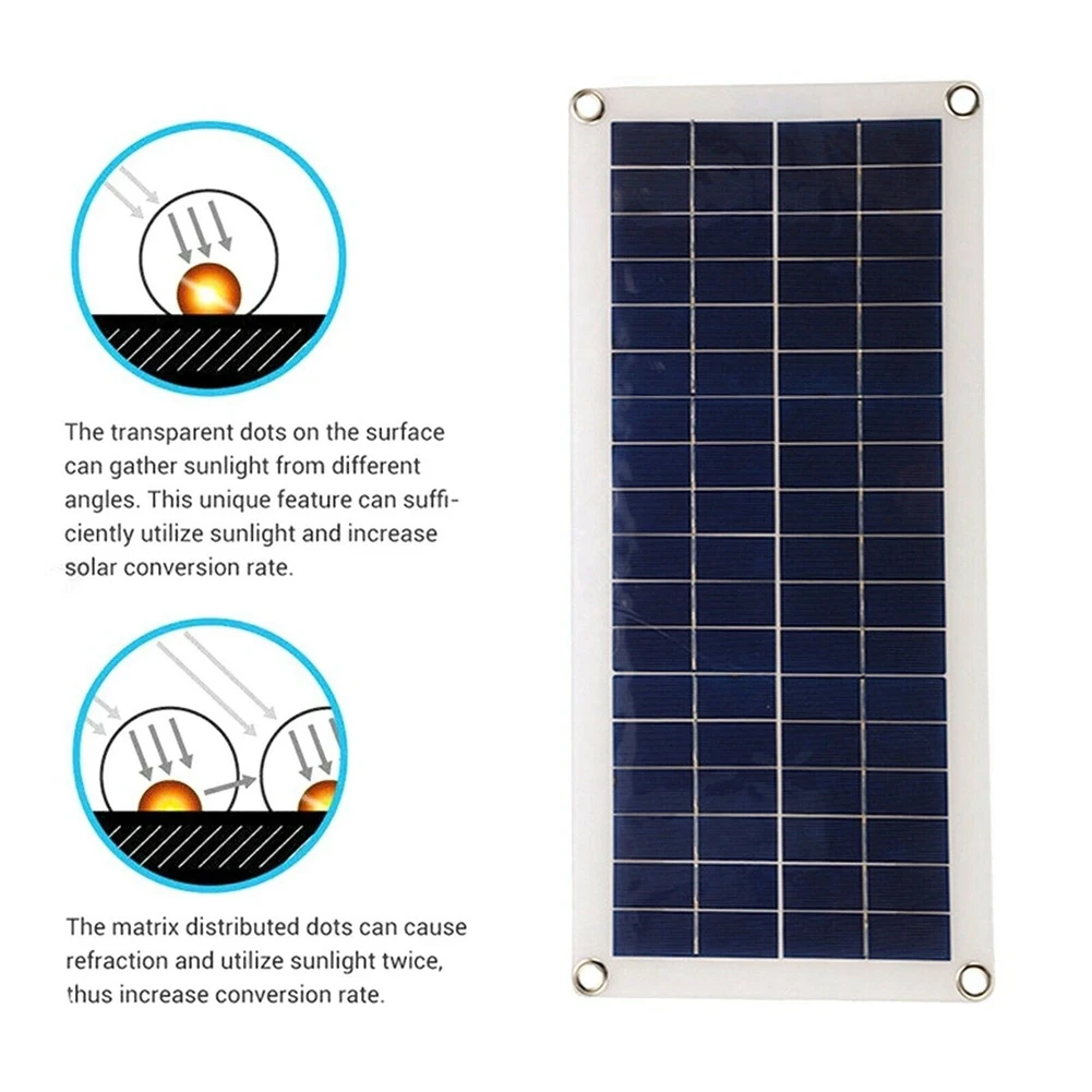 AB46-1X8W 12V Dual USB/DC Гибкая солнечная панель Эффективная зарядка автомобильного аккумулятора Кемпинг
AB46-1X8W 12V Dual USB/DC Гибкая солнечная панель Эффективная зарядка автомобильного аккумулятора Кемпинг