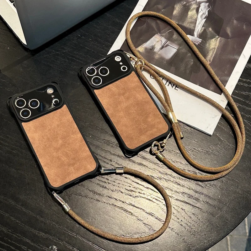 Four-corner brown fabric cord with metal buckle, suitable for various lengthsiphone17promaxTrendy phone cases13Mobile Phone Prot
Four-corner brown fabric cord with metal buckle, suitable for various lengthsiphone17promaxTrendy phone cases13Mobile Phone Prot