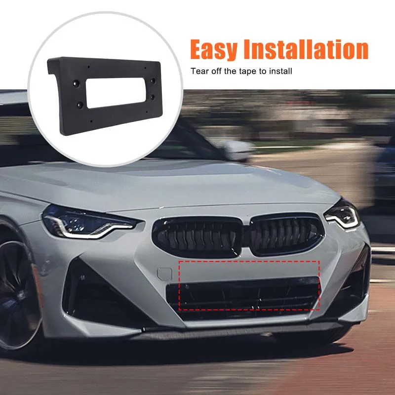 For BMW 2 Series Four Door Edition 2020-2025 Automotive Parts Front License Plate Holder ABS (US Version)
For BMW 2 Series Four Door Edition 2020-2025 Automotive Parts Front License Plate Holder ABS (US Version)