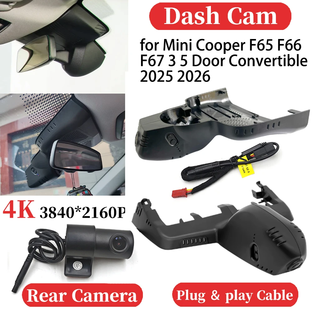 for Mini Cooper F65 F66 F67 3 5 Door Convertible 2025 2026 UHD Car 4K Video Recorder DVR Dash Cam Dashboard Camera Night Vision
for Mini Cooper F65 F66 F67 3 5 Door Convertible 2025 2026 UHD Car 4K Video Recorder DVR Dash Cam Dashboard Camera Night Vision