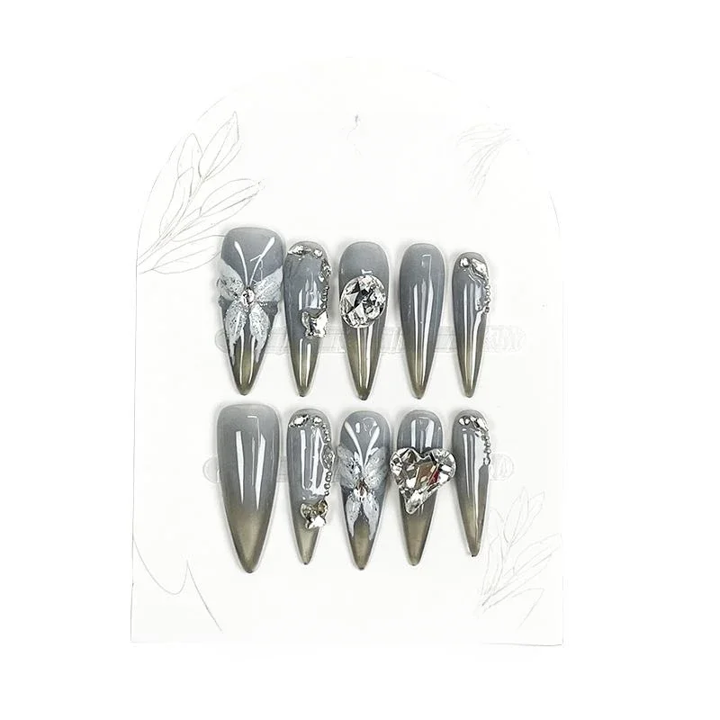 *Purple Shadow Handmade Nail Advanced Sense Whitening Removable Fake Nail Patch Nail Art
*Purple Shadow Handmade Nail Advanced Sense Whitening Removable Fake Nail Patch Nail Art