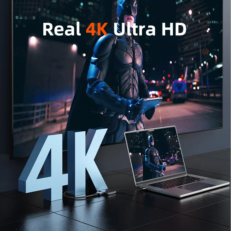 USB C HUB 4K 60Hz 5 in 1 Type C hub Dual Adapter USB C 3.2 PD140W Docking station Laptop Macbook Pro Air
USB C HUB 4K 60Hz 5 in 1 Type C hub Dual Adapter USB C 3.2 PD140W Docking station Laptop Macbook Pro Air