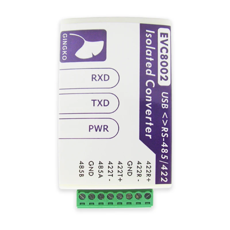 Chipboard Ginkgo EVC8002 USB to RS-485/RS-422 Magnetic Isolation Converter Module, Lightning Protection FT230 Versatile 
Chipboard Ginkgo EVC8002 USB to RS-485/RS-422 Magnetic Isolation Converter Module, Lightning Protection FT230 Versatile
