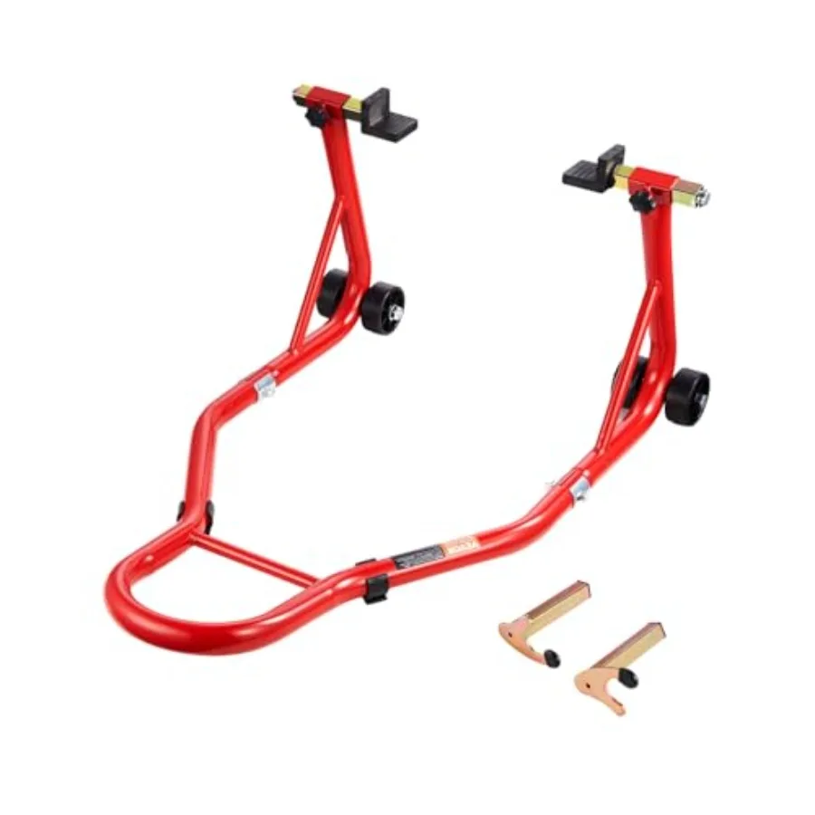 Motorcycle Rear Wheel Stand 850 LBS Load Capacity Heavy Duty Rear Wheel Stand with U + L Fork Swingarm Spool Adjustabe Motorcyc
Motorcycle Rear Wheel Stand 850 LBS Load Capacity Heavy Duty Rear Wheel Stand with U + L Fork Swingarm Spool Adjustabe Motorcyc