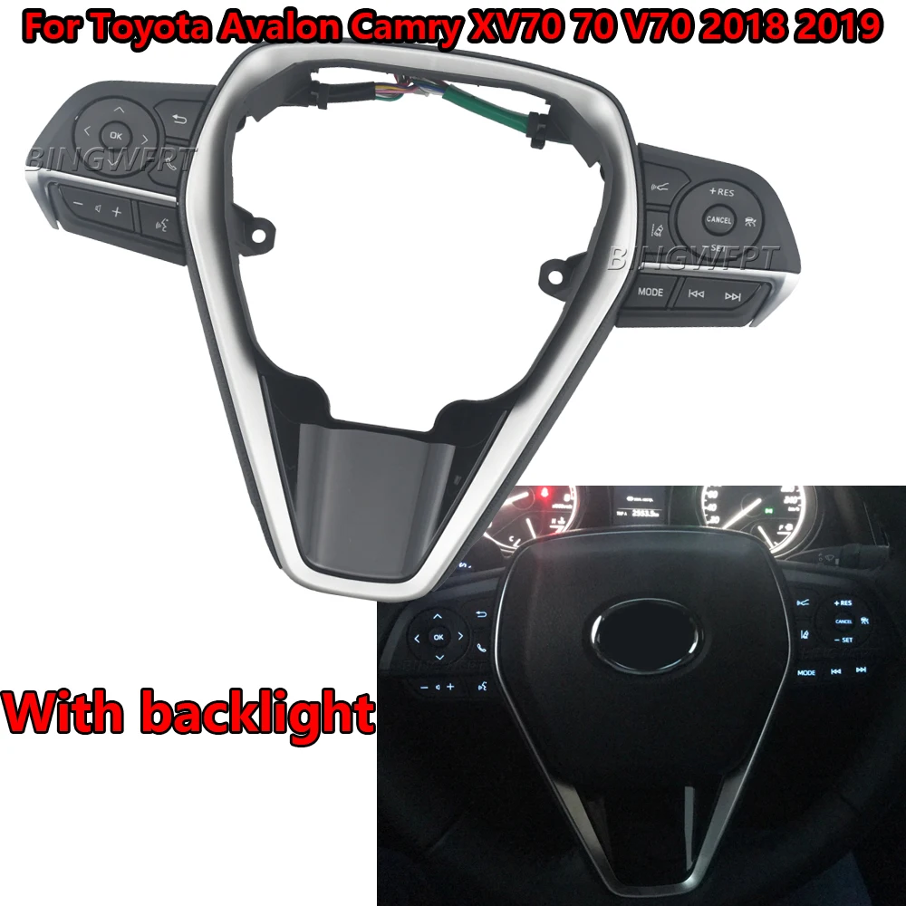 Cruise Control Buttons Switches For Toyota Avalon Camry XV70 70 V70 2018 2019 High quality Steering Wheel Switche button
Cruise Control Buttons Switches For Toyota Avalon Camry XV70 70 V70 2018 2019 High quality Steering Wheel Switche button