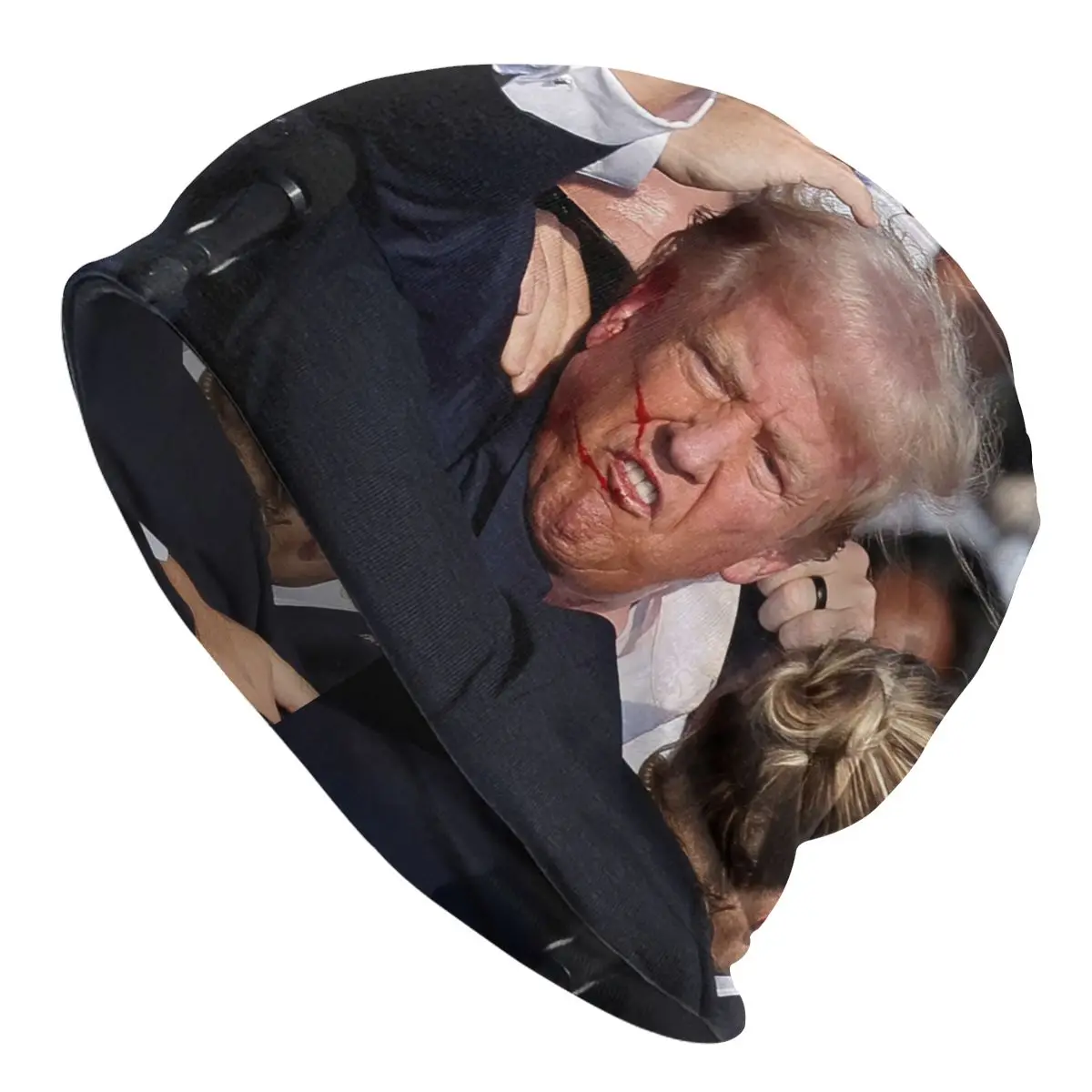 Изготовленная на заказ пуля Дональда Трампа проколола его раньше женская уличная вязаная шапка для мужчин и женщин осенние зимние теплые шапки
Изготовленная на заказ пуля Дональда Трампа проколола его раньше женская уличная вязаная шапка для мужчин и женщин осенние зимние теплые шапки