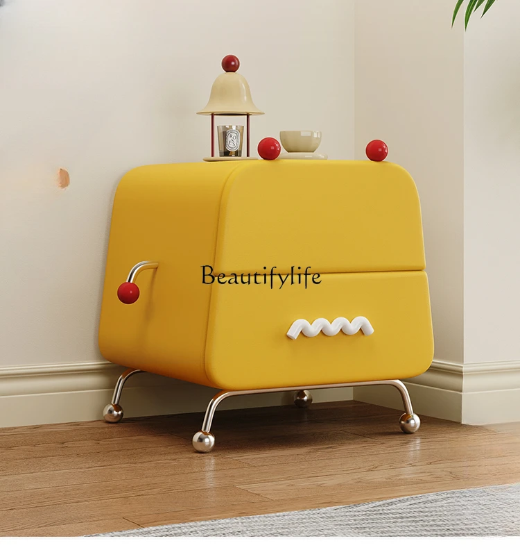 Bedside Table Color Personality Affordable Luxury Solid Wood Storage Sofa Side Table Master Bedroom Bedside Cabinet
Bedside Table Color Personality Affordable Luxury Solid Wood Storage Sofa Side Table Master Bedroom Bedside Cabinet