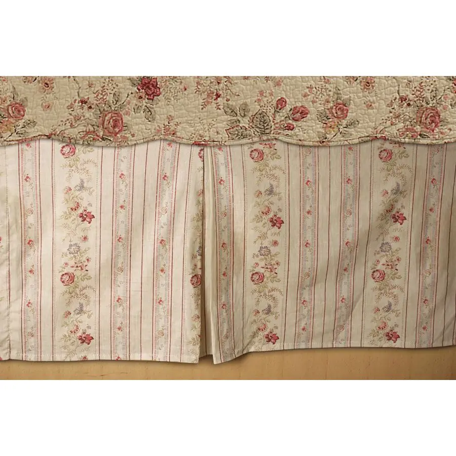 Home Antique Rose Bed Skirt, King, Multi
Home Antique Rose Bed Skirt, King, Multi