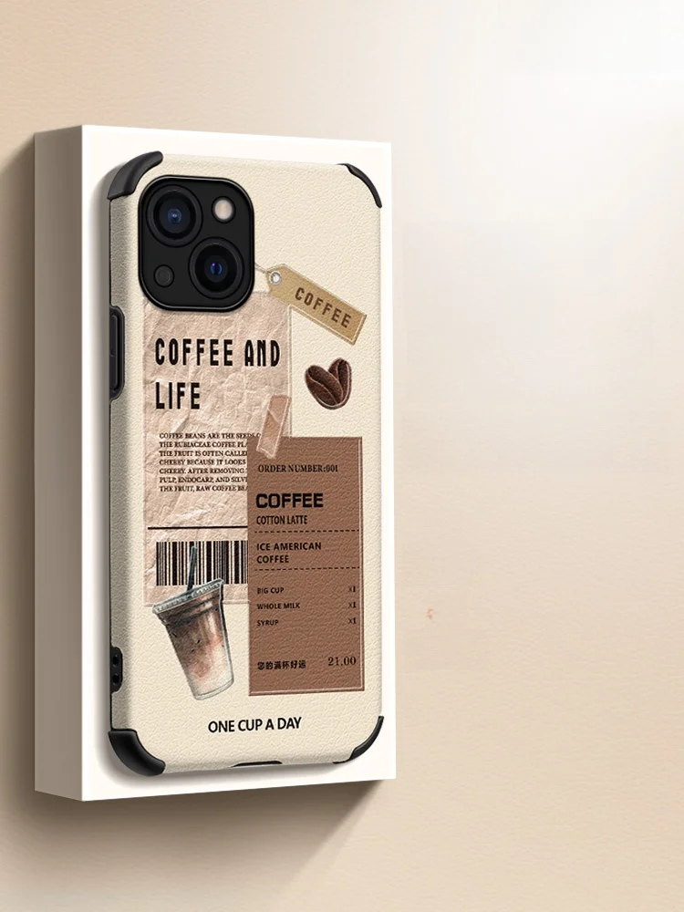 Premium Coffee Label Inspired Lamb Skin iPhone Case Full Protection for 17 Promax IP16 pro 16 plus Anti-Fall IP15 Women...
Premium Coffee Label Inspired Lamb Skin iPhone Case Full Protection for 17 Promax IP16 pro 16 plus Anti-Fall IP15 Women...