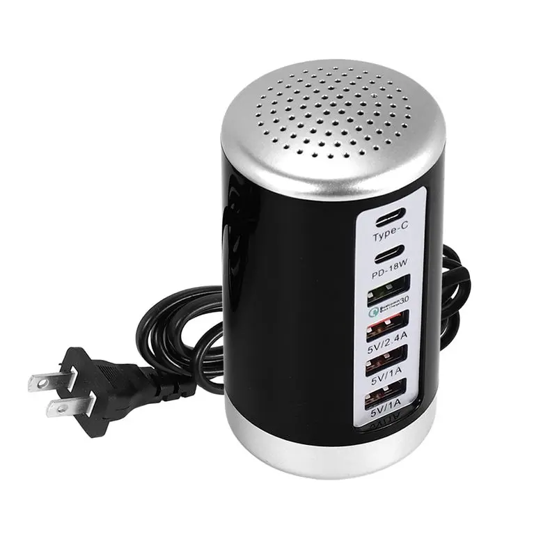 Solid 65W USB Fast HUB Quick Charge QC3.0 Multi 6 Port USB Type C PD Charging Station US Plug
Solid 65W USB Fast HUB Quick Charge QC3.0 Multi 6 Port USB Type C PD Charging Station US Plug