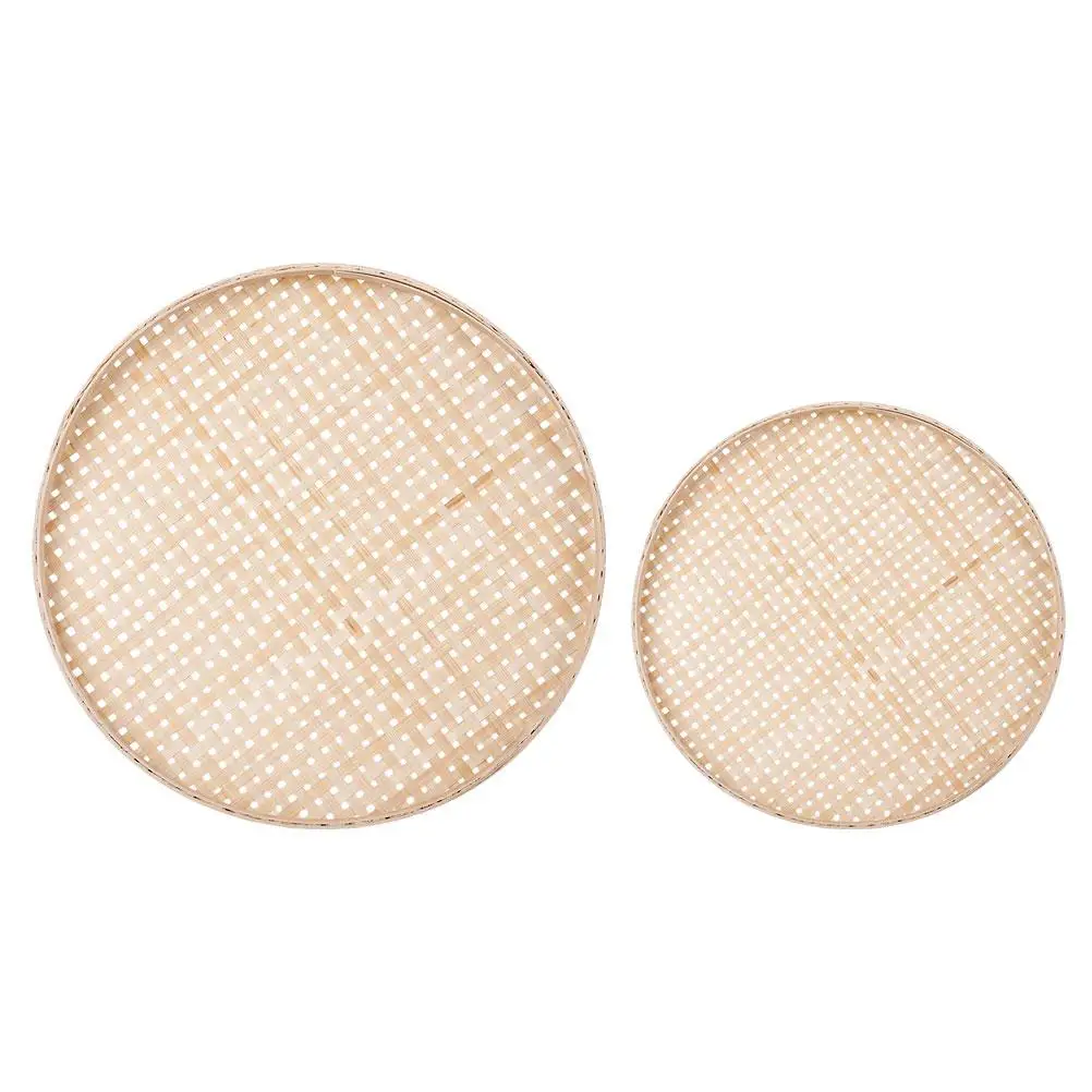 2 Pcs Drying Bamboo Sieve Weaving Rice Cleaning Basket Fruit Vegetable Woven Artware Round Food
2 Pcs Drying Bamboo Sieve Weaving Rice Cleaning Basket Fruit Vegetable Woven Artware Round Food