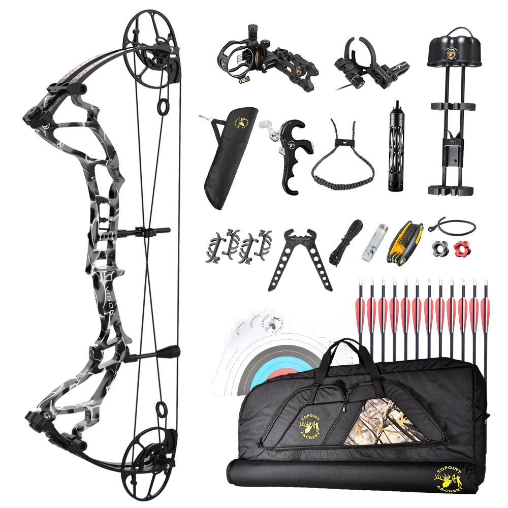Archery Compound Bow VIGOR, Hunting Ccompound Bow, CNC Milling Riser,USA Gordon Composites Limb,BCY String OEM/ODM
Archery Compound Bow VIGOR, Hunting Ccompound Bow, CNC Milling Riser,USA Gordon Composites Limb,BCY String OEM/ODM