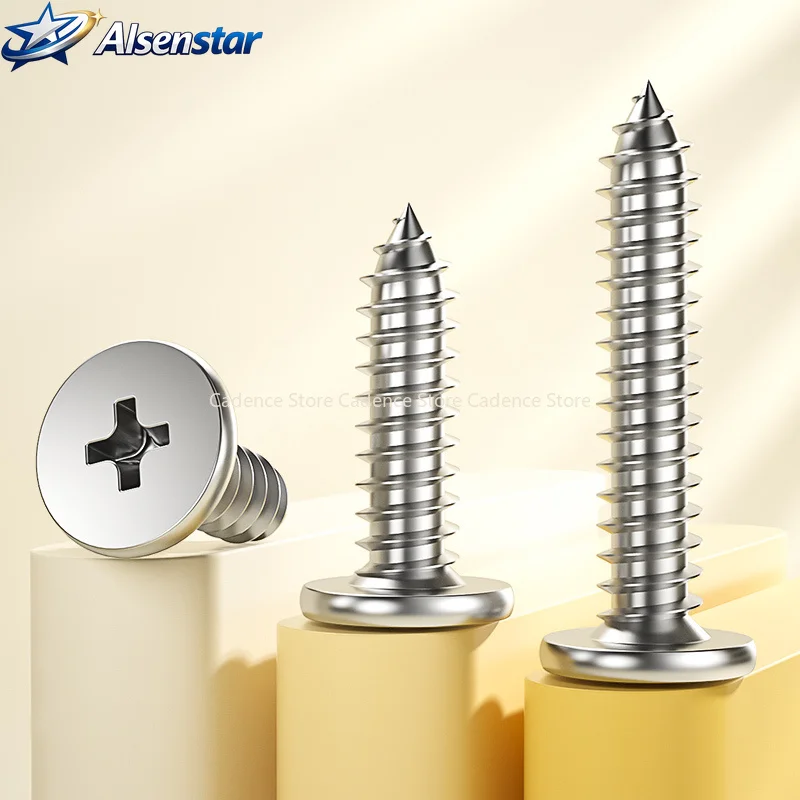 M1.4 M1.7 M2 M2.3 M2.6 M3 304 Stainless steel Cross recessed countersunk Flat head tapping screws Wood Screw
M1.4 M1.7 M2 M2.3 M2.6 M3 304 Stainless steel Cross recessed countersunk Flat head tapping screws Wood Screw