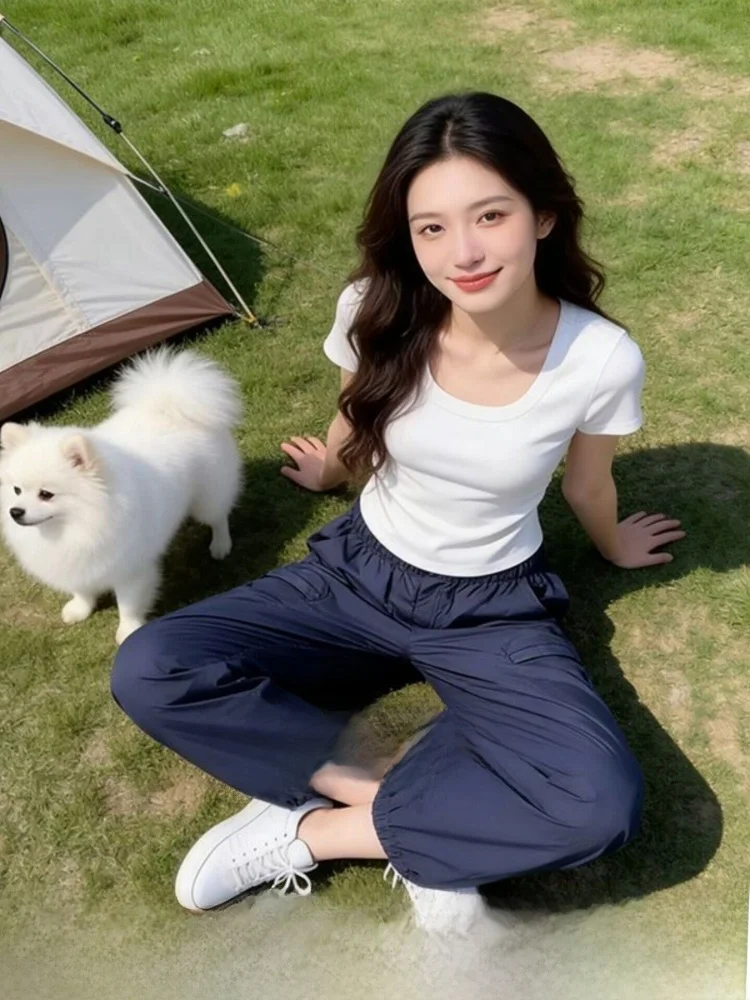 Quick Dry Casual Pants Women Loose Straight Leg Workwear Trousers Large Size Pear Shape Body High Waist Commute Style Pure Color
Quick Dry Casual Pants Women Loose Straight Leg Workwear Trousers Large Size Pear Shape Body High Waist Commute Style Pure Color