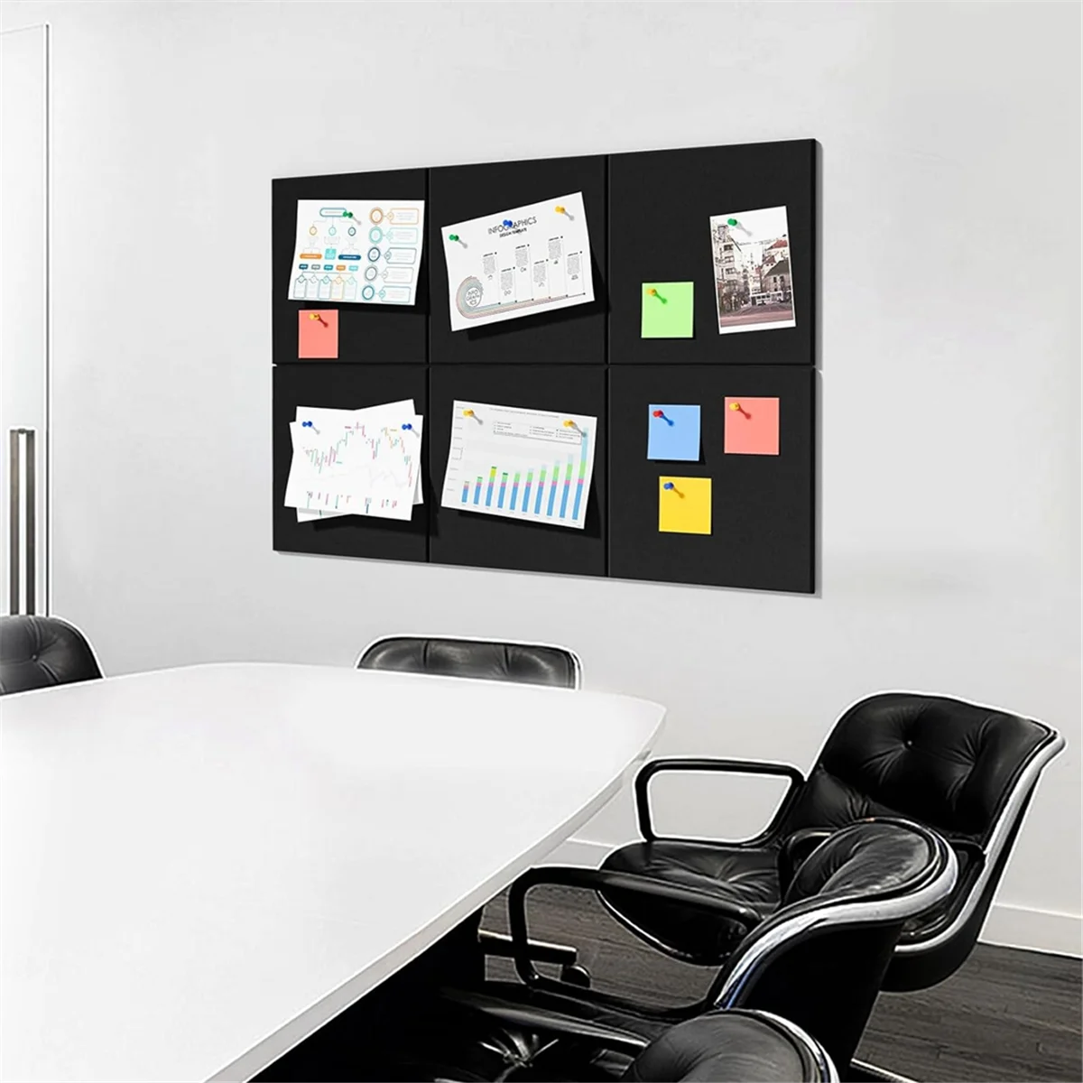 Cork Board Alternative, 6 Pack Felt Wall Tiles with 50 Pushpins, Black Cork Boards for Walls Cork Board XY
Cork Board Alternative, 6 Pack Felt Wall Tiles with 50 Pushpins, Black Cork Boards for Walls Cork Board XY