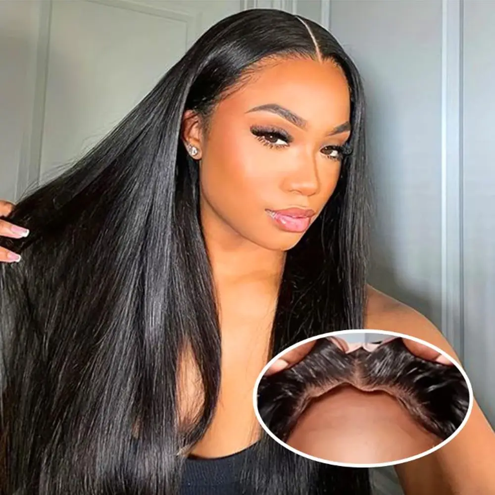 200 Density 6x4 Straight HD Lace Wear and Go Glueless Wig Human Hair Pre-Plucked With Baby Hair Pre-Cut Lace Glueless Wigs
200 Density 6x4 Straight HD Lace Wear and Go Glueless Wig Human Hair Pre-Plucked With Baby Hair Pre-Cut Lace Glueless Wigs